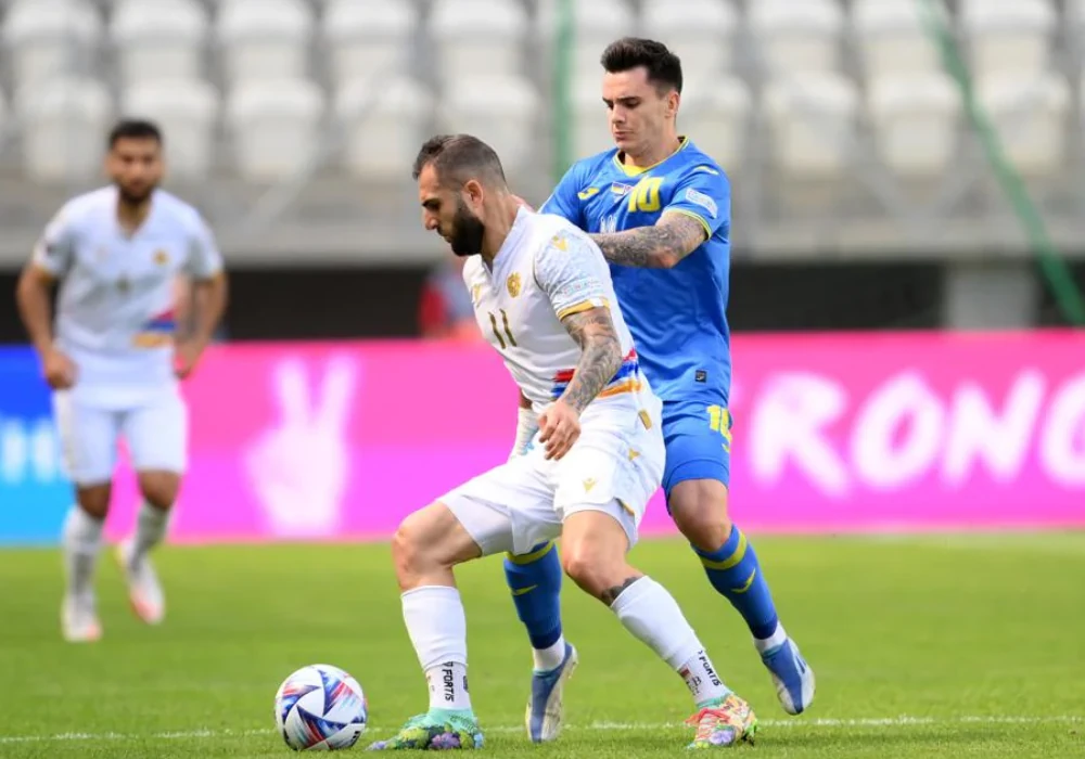 Армения проиграла Украине в Лиге Наций