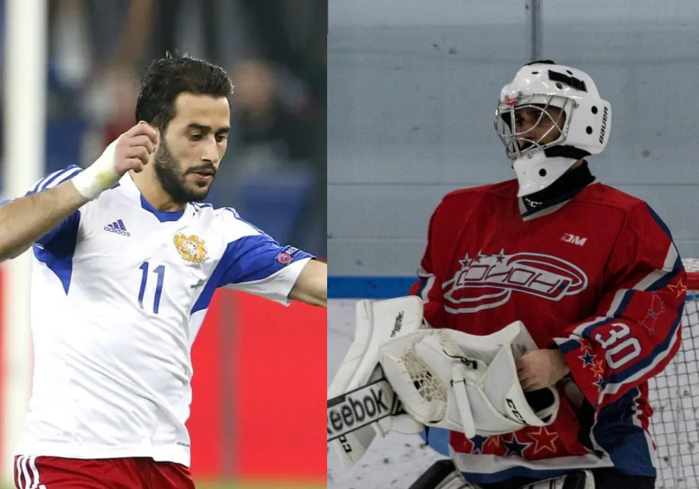 Артур Саркисов дебютировал в хоккее