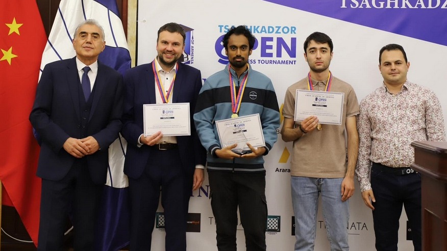 Шахматист из Армении занял 3 место в международном чемпионате «Цахкадзор Опен 2024»