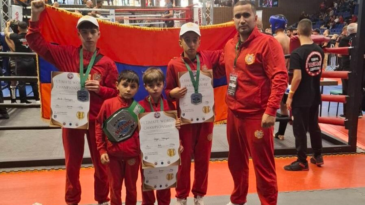 На Чемпионате мира по каратэ наградили школьников из Армении