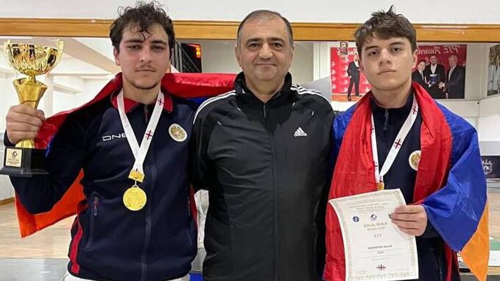 Гагик Морикян стал чемпионом по фехтованию на соревновании в Тбилиси