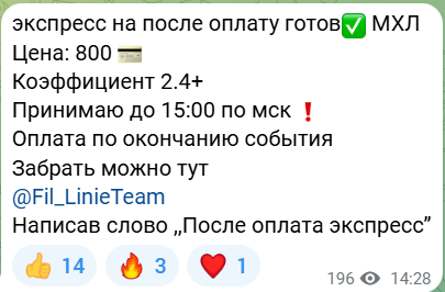 Linie Team Хоккейная тематика