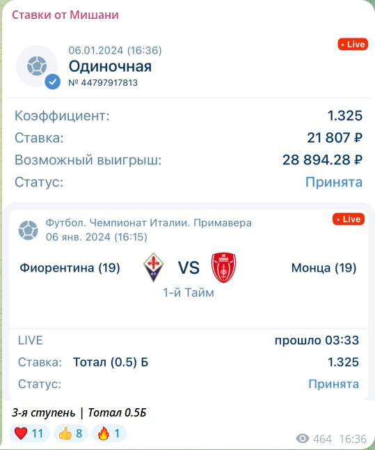 Ставки от Мишани