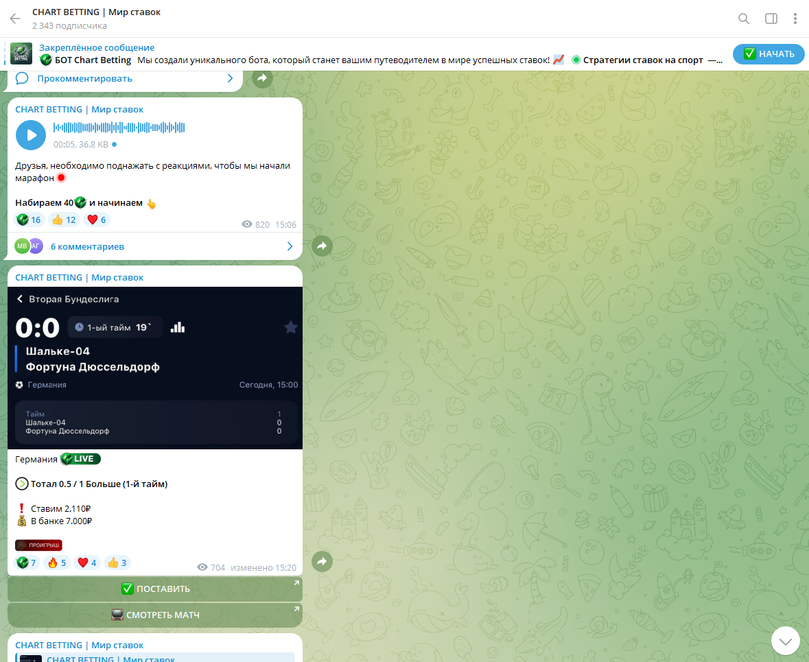 чарт беттин в telegram чарт беттин в telegram