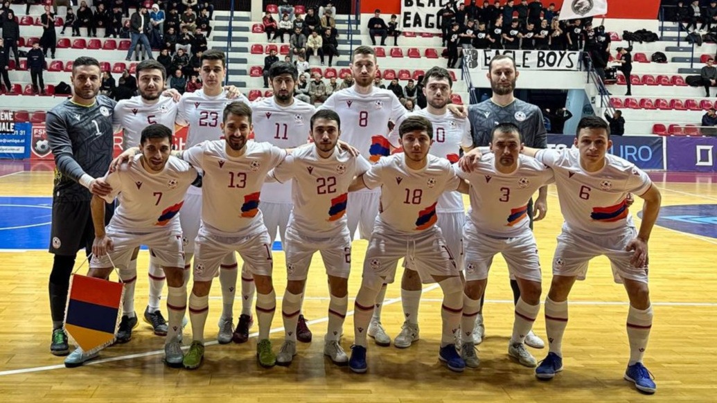 Хет-трик Дениса Неведрова на отборочных по футзалу помог армянской сборной победить албанцев