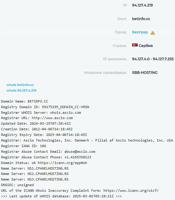 Бетинфо Бетинфо