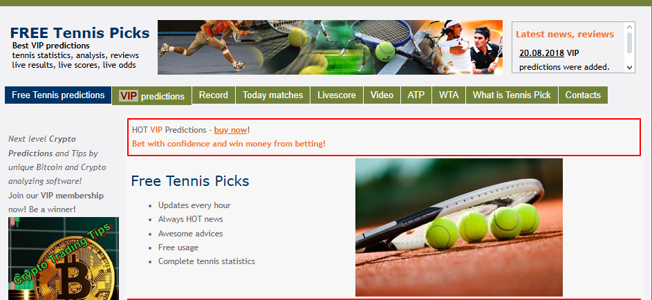 Tennis predictions Tennis predictions