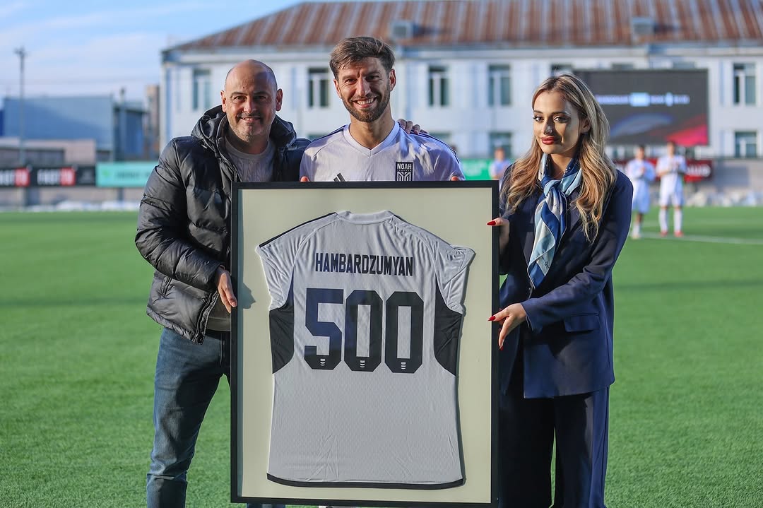 Защитник «Ноа» Амбарцумян провёл пятисотый матч в карьере