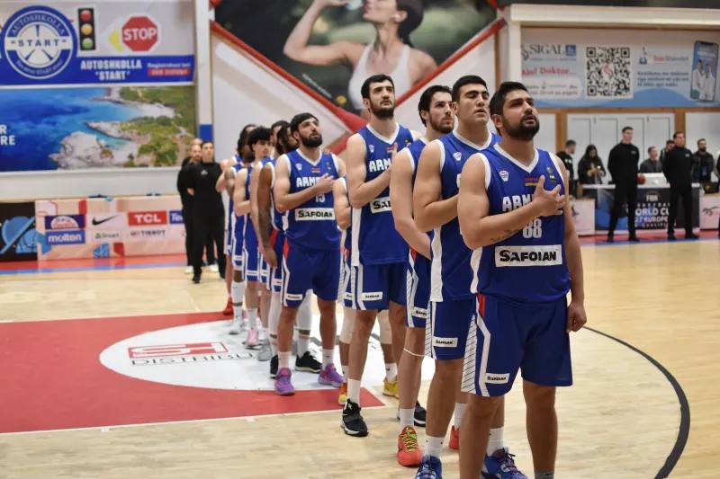 Сборная Армении по баскетболу улучшила позиции в рейтинге FIBA