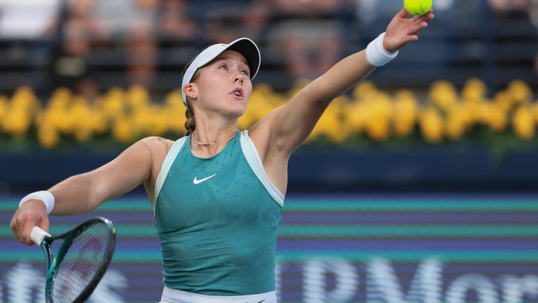 Андреева в трёх сетах победила Соболенко и стала чемпионкой «тысячника» в Индиан-Уэллсе