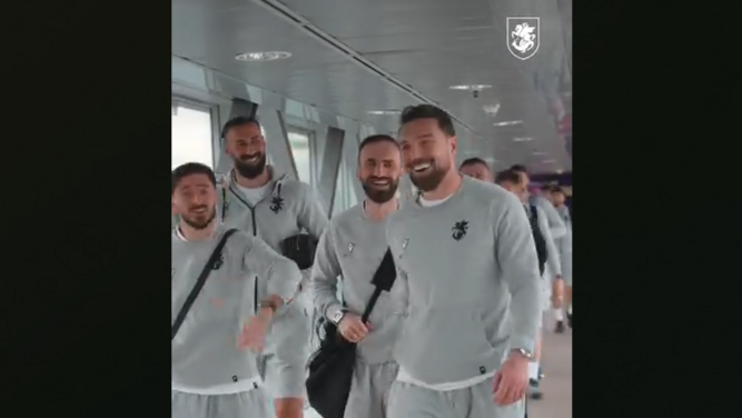 Сборная Грузии прибыла в Армению