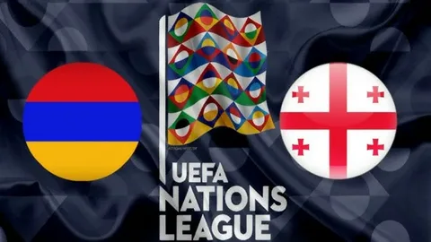 Где и во сколько смотреть ответный матч Лиги наций Грузия – Армения 23 марта