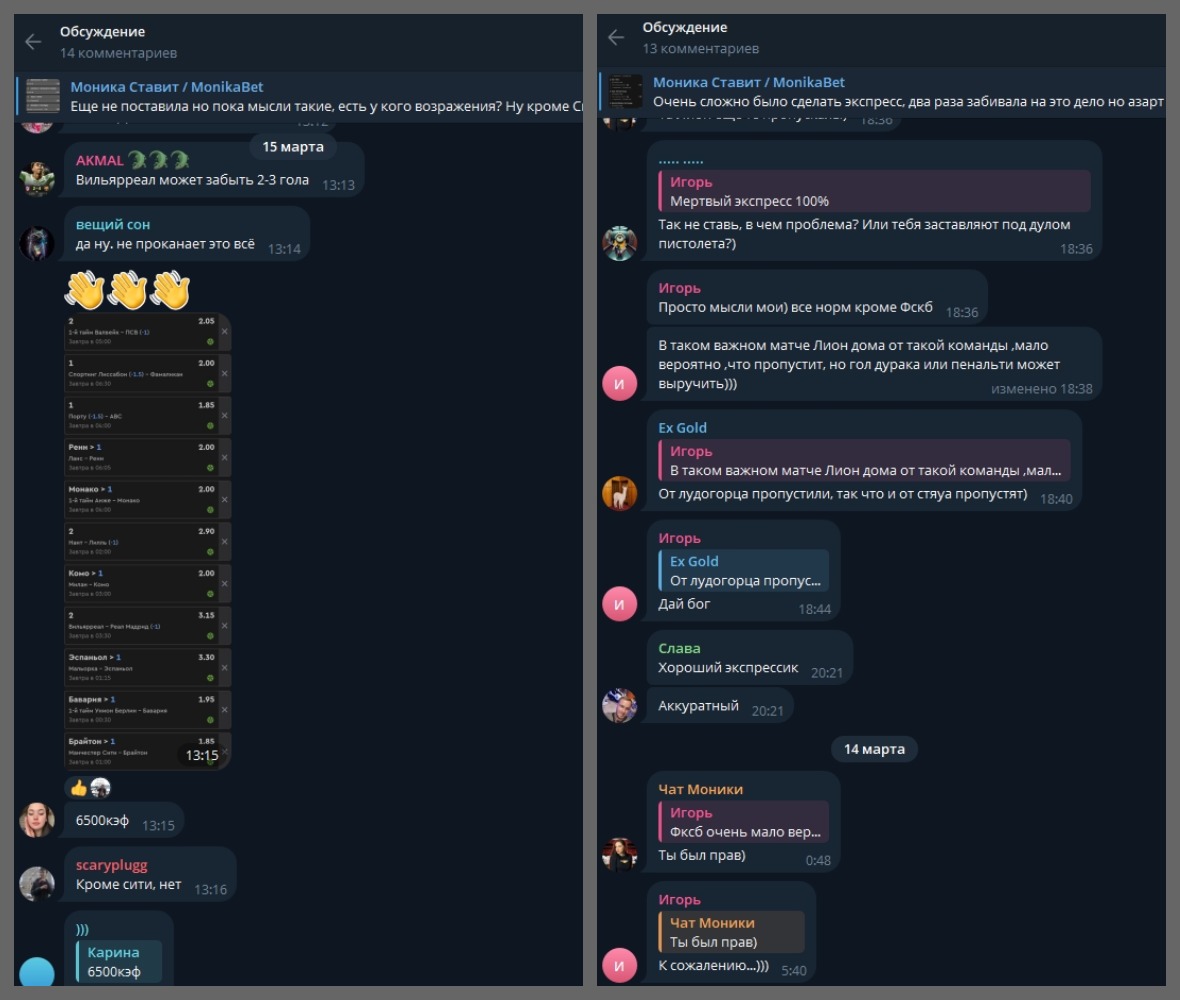 Моника Ставит