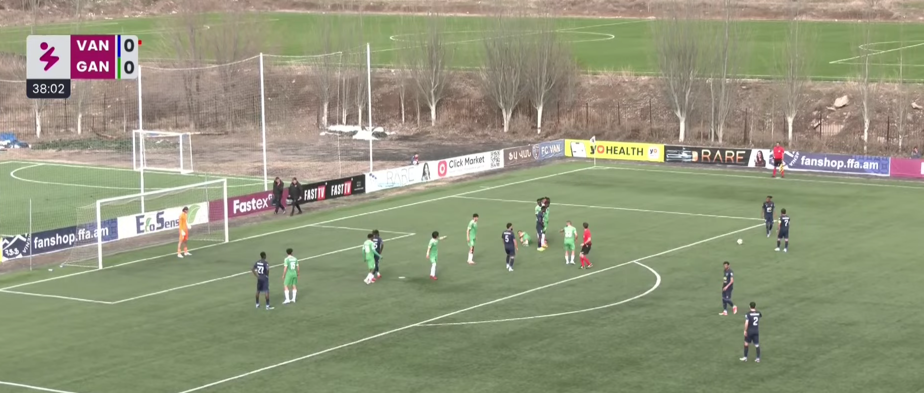 Роскошный гол со штрафного помог «Вану» победить «Гандзасар» в чемпионате Армении