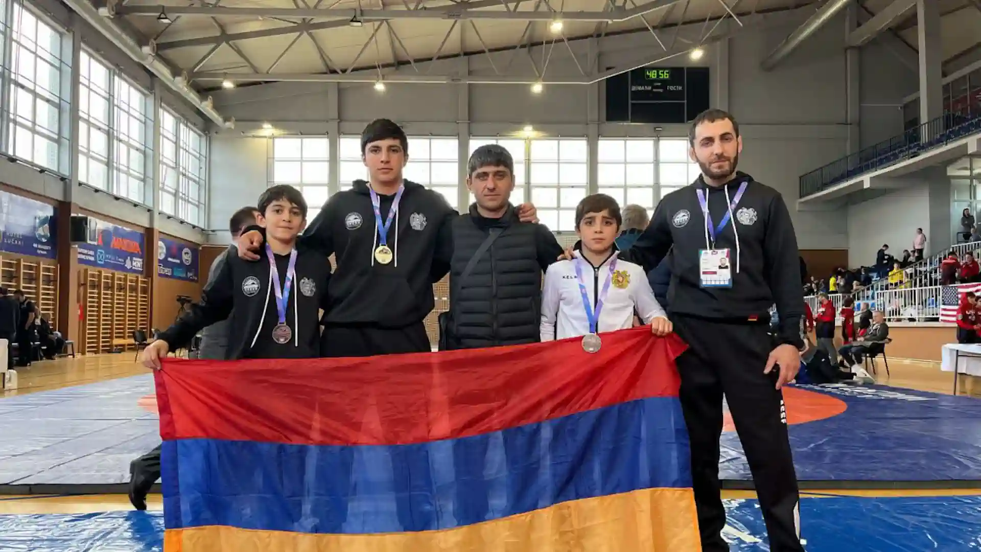 Армянские борцы завоевали три медали на Гимназиаде-2025 в Сербии