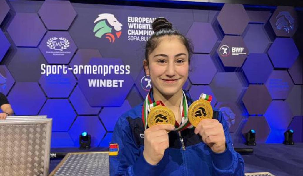 Григорян признана лучшей молодой тяжелоатлеткой Европы 2024 года