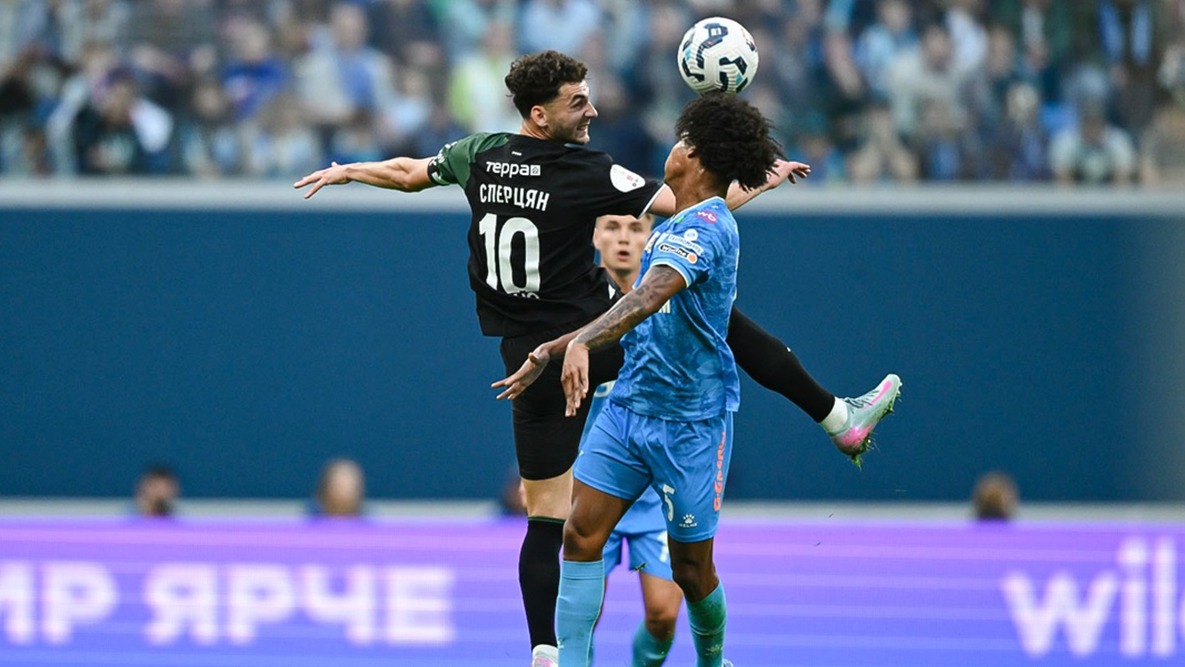 «Зенит» сравнялся с «Краснодаром» Сперцяна по шансам на победу в РПЛ