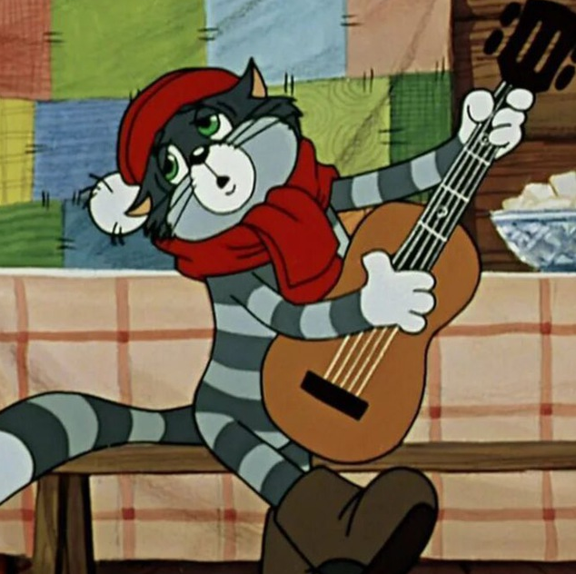 Кот Матроскин Ставит