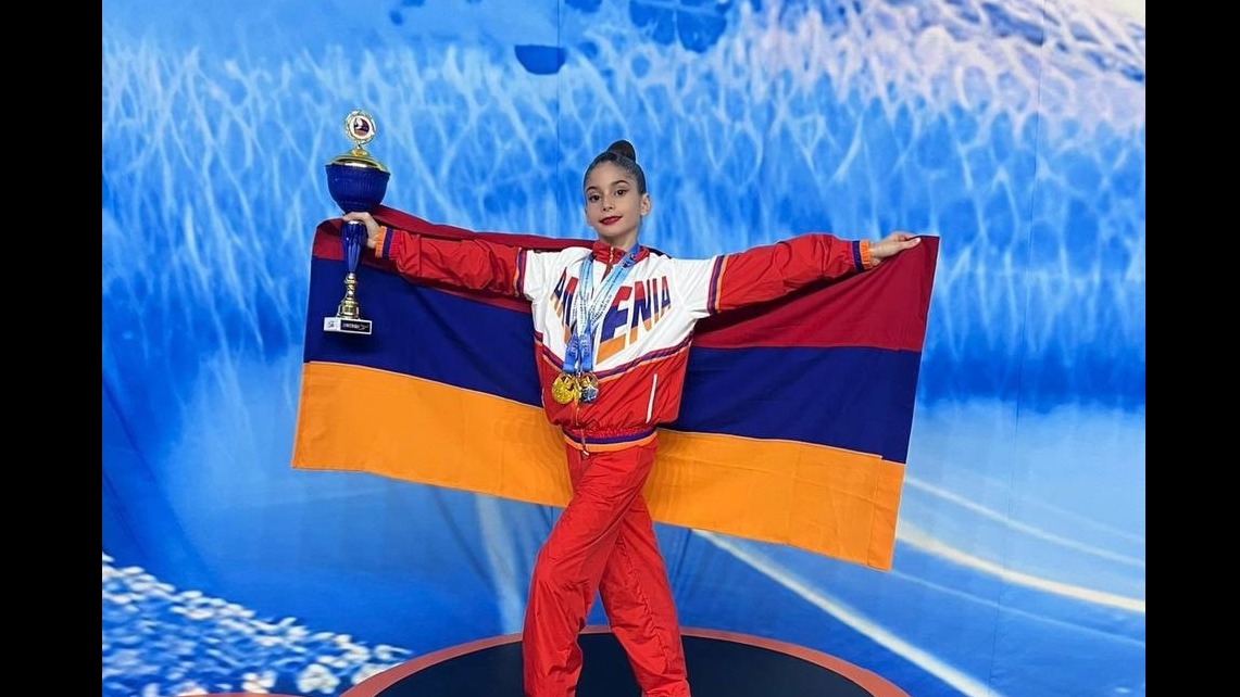 Десятилетняя гимнастка принесла Армении золото в Дубае