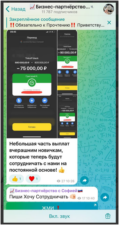 Бизнес Партнёрство с Софией