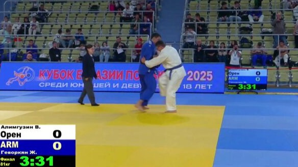 Жора Геворгян стал чемпионом Кубка Евразии