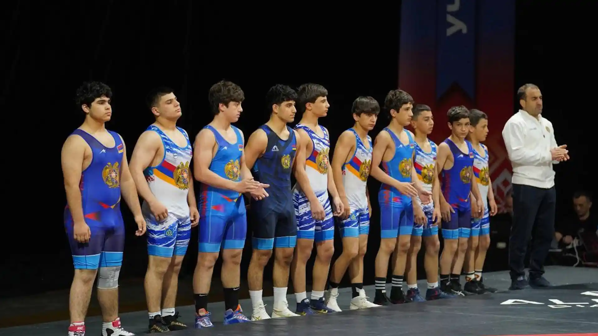 Юношеская сборная Армении по греко-римской борьбе заняла третье место на турнире в Уфе