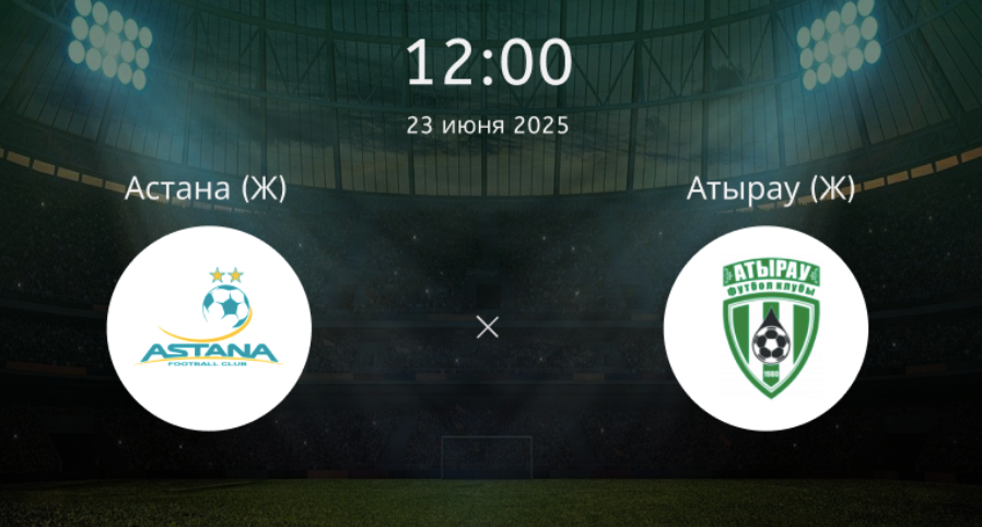 Астана (Ж) – Атырау (Ж)