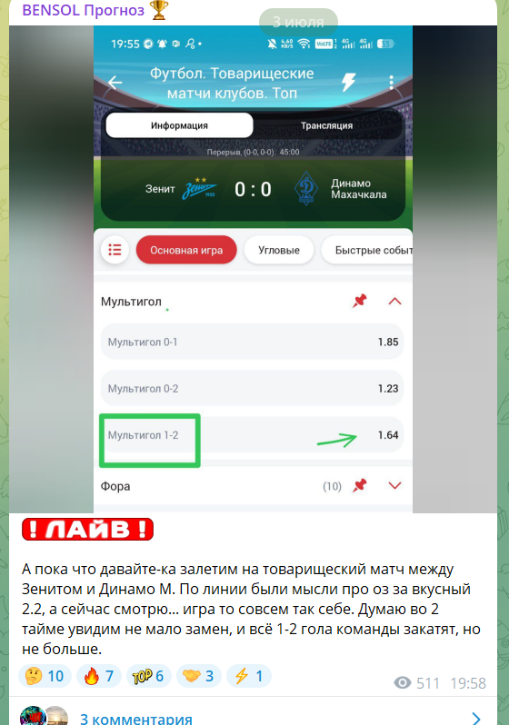 BENSOL Прогно BENSOL Прогно