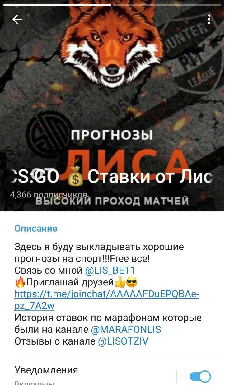 Ставки от Лиса Ставки от Лиса