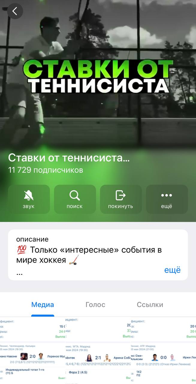 Ставки от Теннисиста Ставки от Теннисиста