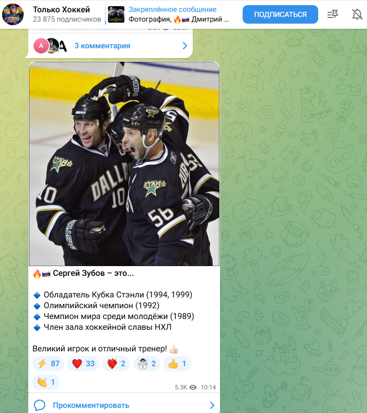 Только Хоккей