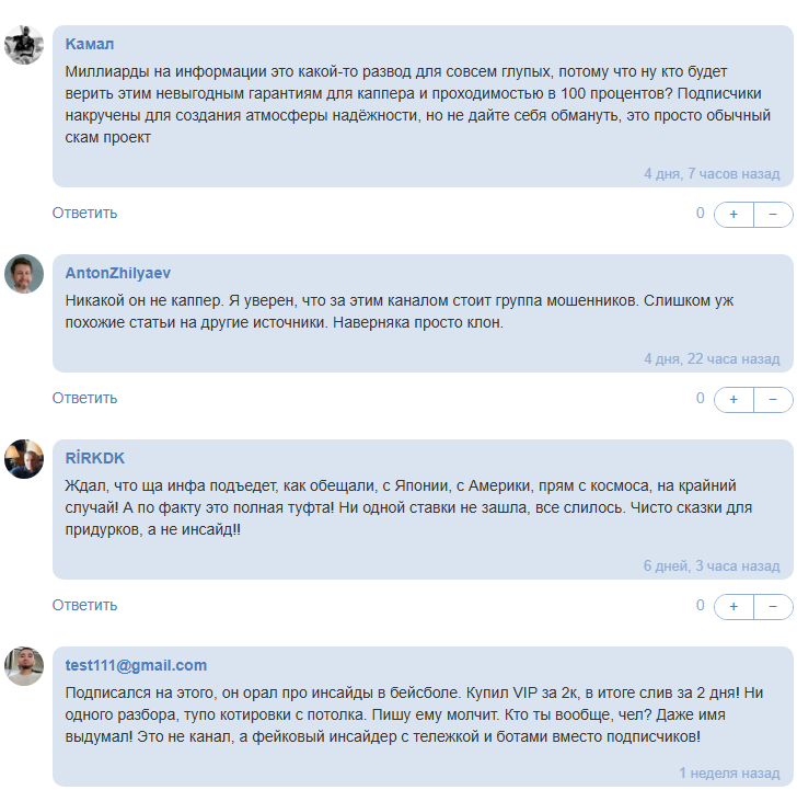 телеграмм Cappersvip