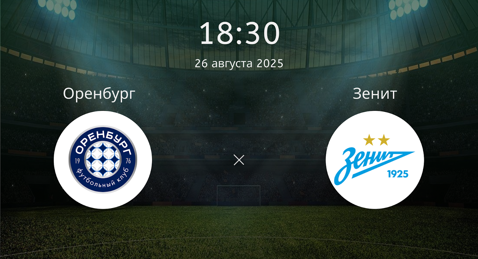 Оренбург - Зенит
