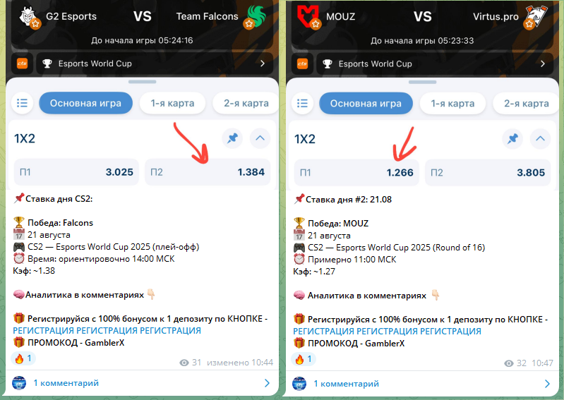 Ординары с низкими кф Ординары с низкими кф