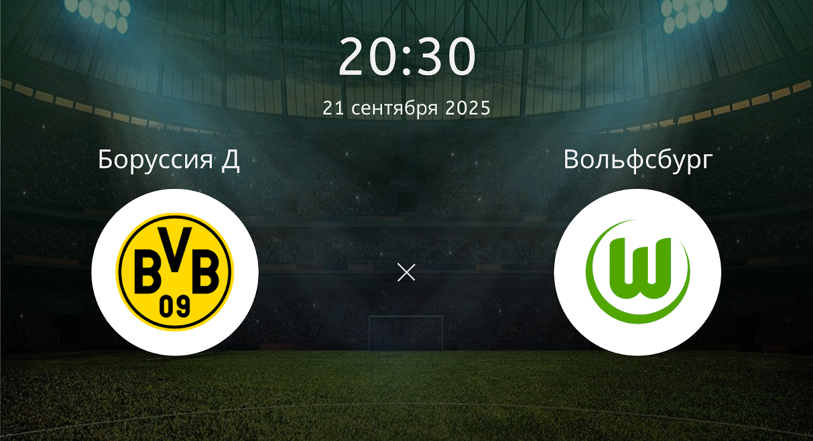 Боруссия Д - Вольфсбург