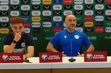 Егише Меликян и Эрик Пилоян встретились с прессой накануне матча в Дублине