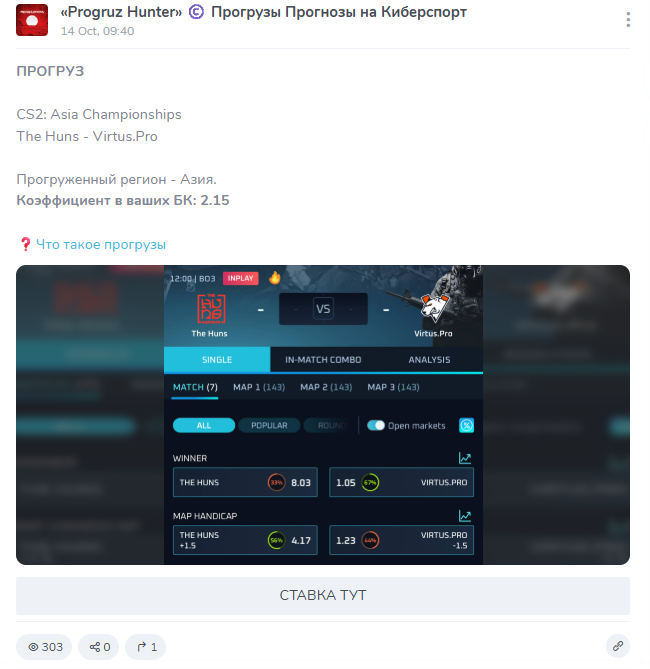 Прогруз Хантер каппер Прогруз Хантер каппер