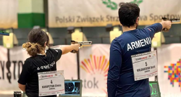 Армянские стрелки поднялись на пьедестал престижного турнира в Польше