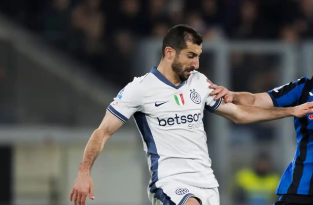 Генрих Мхитарян начнёт матч с Аталантой на скамейке запасных