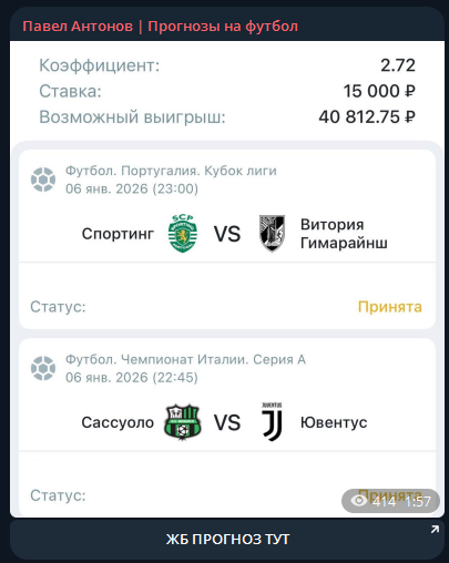 Павел Антонов каппер