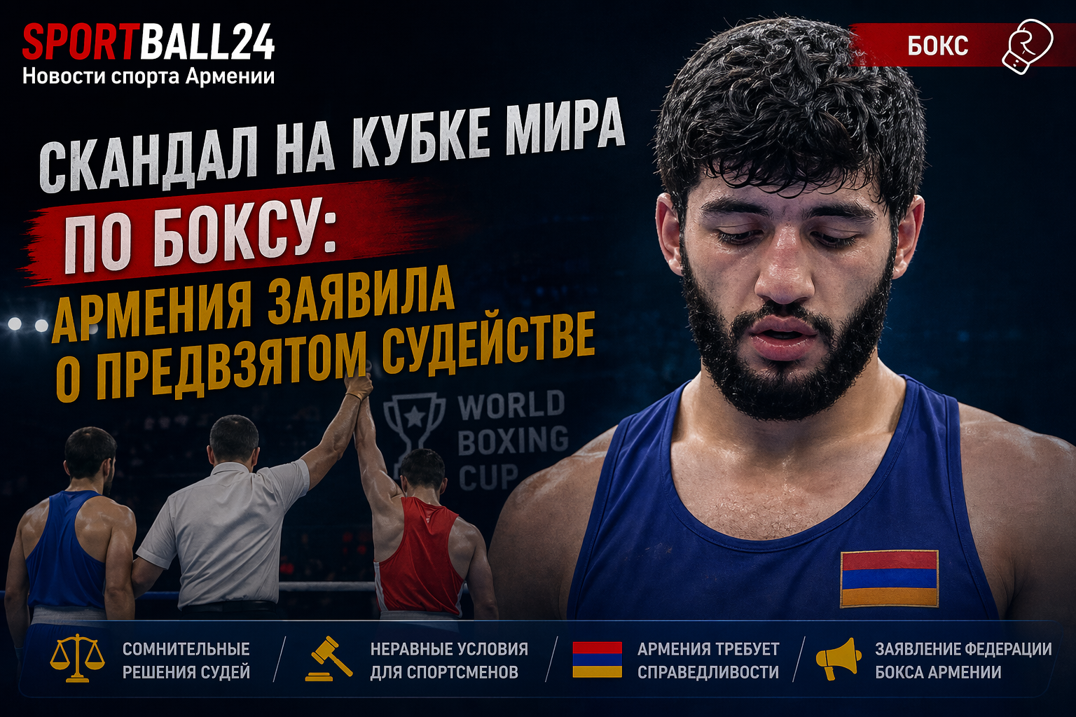 Скандал на Кубке мира по боксу: Армения заявила о предвзятом судействе