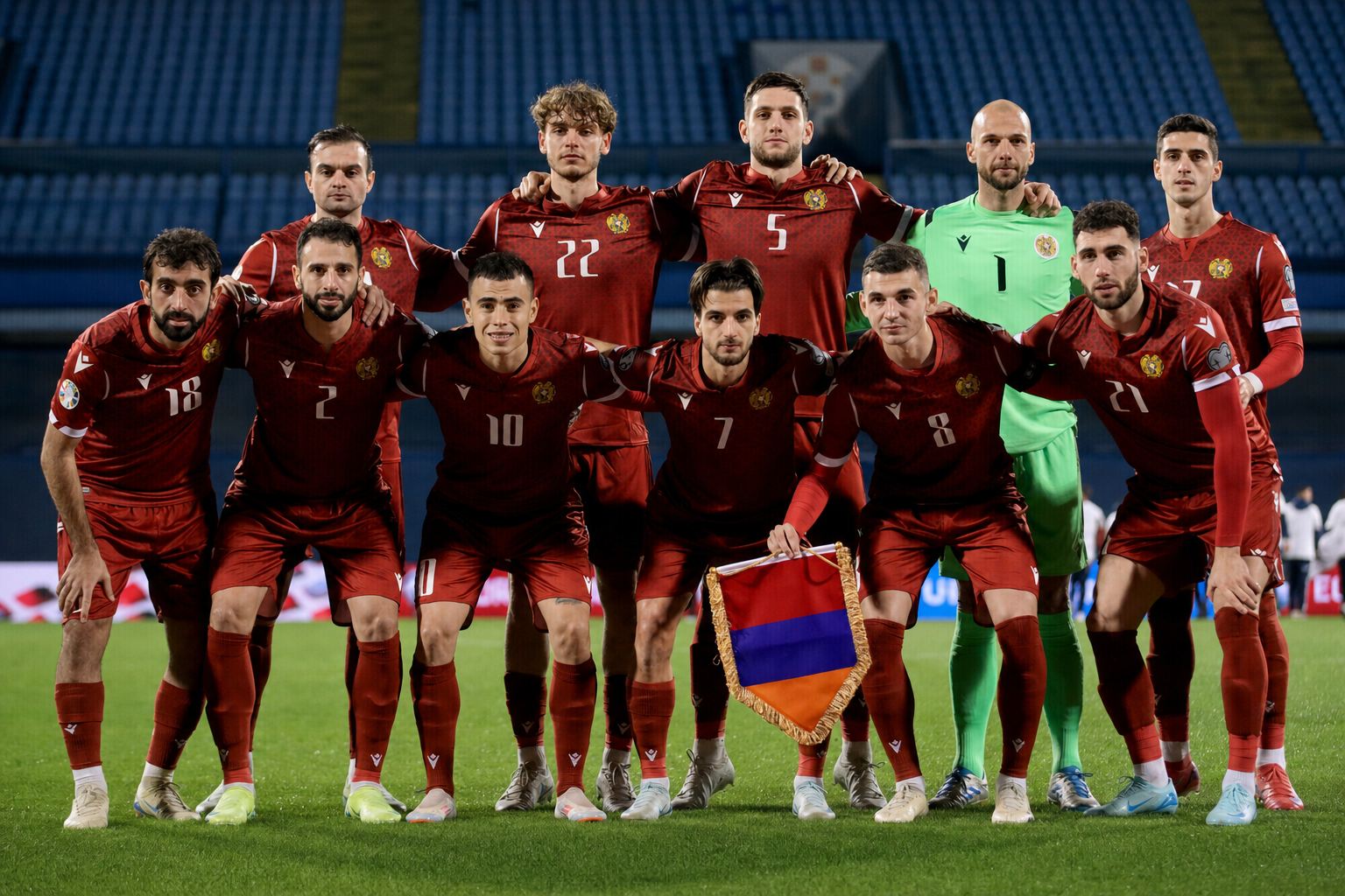 Сборная Армении продолжает подготовку к игре с Казахстаном