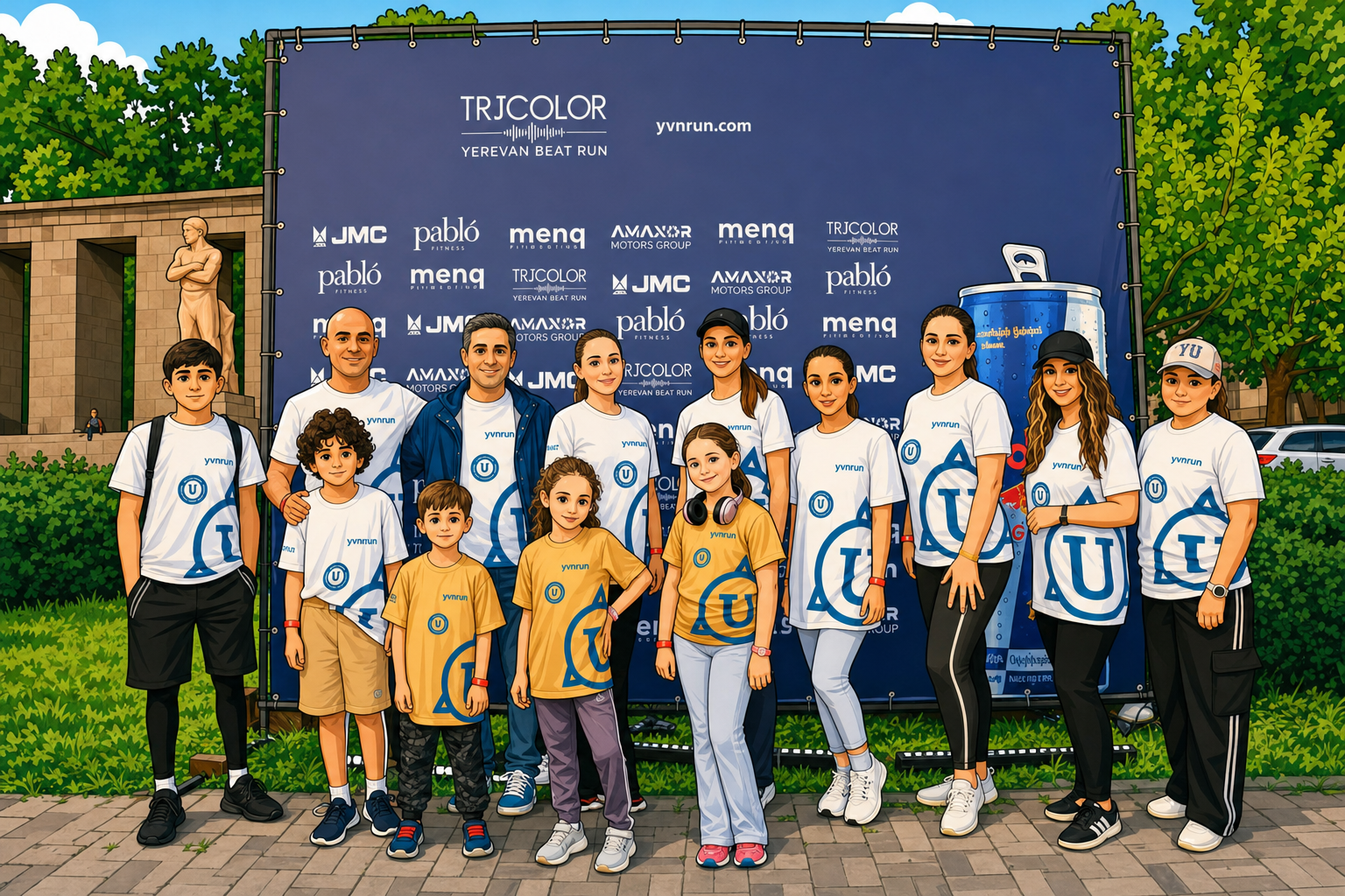 Юнибанк и Unisport Tricolor Yerevan Beat Run: сотрудники банка вышли на дистанцию в Ереване