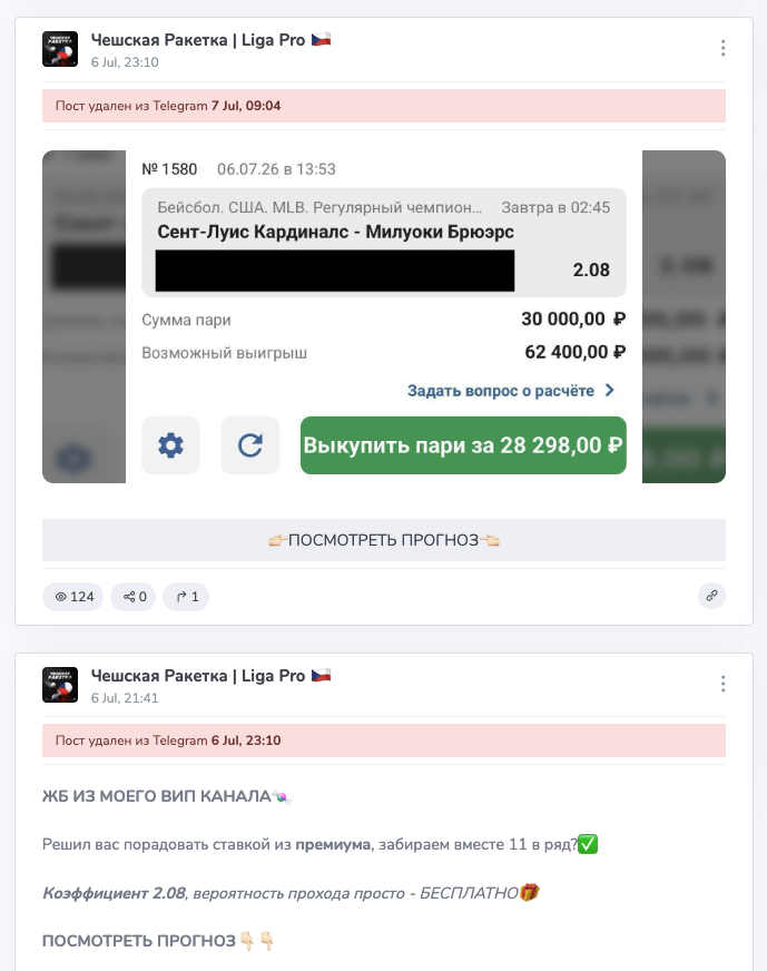 Чешская Ракетка