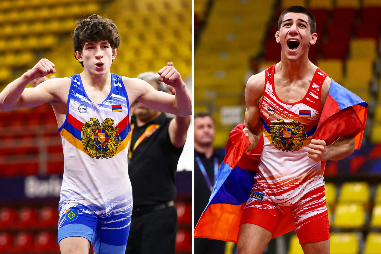 Юношеская сборная Армении по борьбе прибыла в Баку на чемпионат мира