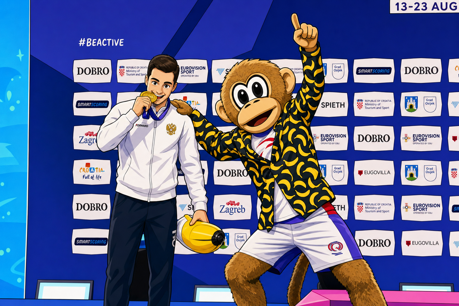 Армянские гимнасты выиграли три медали на чемпионате Европы в Загребе