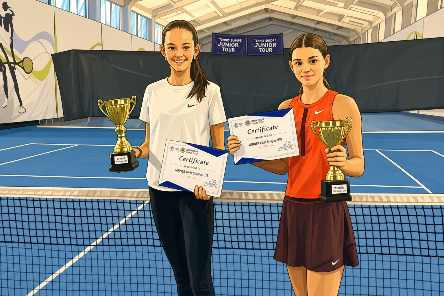 Симферопольская теннисистка Аксиния Великолуг выиграла парный турнир ITF J30 в Армении